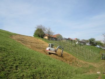 Anlage des Kräutergartens am 1. Tag